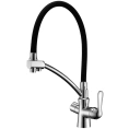 Смеситель для кухни Lemark Comfort LM3070C в хромированном и черном исполнении - миниатюра фото 1