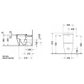 Бачок унитаза Duravit Happy D.2 с двойным смывом, белый, подключение снизу слева (934100005) - миниатюра фото 2