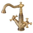 Смеситель для раковины Zorg Antic A 7010U-BR с бронзовым покрытием - миниатюра фото 1
