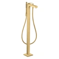 Напольный смеситель для ванны AX Citterio в цвете шлифованное золото (39440250) - миниатюра фото 1