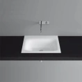 Раковина BETTELUX встраеваемая на столешницу 60x49 5x0 9-12см без отвпод смесительитель без перелива с крепежем цвет белый - миниатюра фото 1