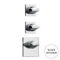 Смеситель для душа термостатический встраиваемый BOSSINI APICE белый матовый (Z035203.045) - миниатюра фото 1