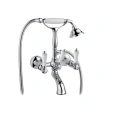 Смеситель для ванны с душем Nicolazzi Petit Mont Blanc настенный (2 отверстия), хром (1402CR78) - миниатюра фото 1