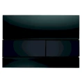 Кнопка смыва TECE Square – чёрное стекло - миниатюра фото 1