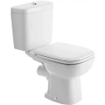 Унитаз-компакт Duravit D-code 37-8801000 с крышкой и бачком - миниатюра фото 1