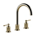 Смеситель для раковины GESSI VENTI20 на 3 отверстия, цвет Brass PVD (65015#710) - миниатюра фото 1