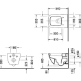 Унитаз подвесной Duravit Happy D.2 - миниатюра фото 5