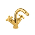 Смеситель для биде Nicolazzi Monte Croce с двумя вентилями, золото (2237GO27) - миниатюра фото 1