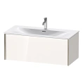 Подвесная тумба Duravit XViu 610x800x480 мм для раковины, белый глянцевый/champagne matt (XV40350B122) - миниатюра фото 1