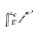 Смеситель для ванны Hansgrohe Talis E с ручным душем, хром (72417000) - миниатюра фото 1