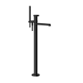 Напольный смеситель для ванны Gessi Anello черный цвет XL (63328#299) - миниатюра фото 1