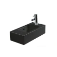 Раковина Duravit Vero Мебельная для рук с перел с плоскостью под смеситель отверстие для смесителя слева 500x250мм Цвет Черный - миниатюра фото 1
