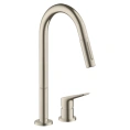 Смеситель для кухни AX Citterio M: шлифованный никель (34822820) - миниатюра фото 1
