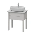 Напольная тумба Duravit Luv с выдвижным ящиком, цвет скандинавский белый шелковисто-матовый (LU956003939) - миниатюра фото 1