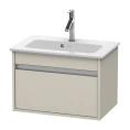 База под раковину Duravit Ketho 410x600x385 с выдвижным ящиком, цвет Серо-коричневый (KT642209191) - миниатюра фото 1