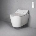 Унитаз подвесной Duravit ME by Starck 222859 с крышкой биде - миниатюра фото 5