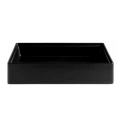 Накладная раковина Artceram SCALINO 38×38 см без отверстий, чёрный - миниатюра фото 1