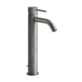 Высокий смеситель GESSI для раковины с донным клапаном в цвете steel brushed (54404#239) - миниатюра фото 1