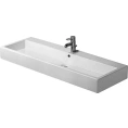 Раковина Duravit Vero шлиф с перел без отв под смеситель включая крепление 1200x470мм Цвет Белый - миниатюра фото 1