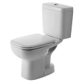 Унитаз-моноблок Duravit D-Code с отдельно устанавливаемым бачком, слив в пол, белый (21110100002) - миниатюра фото 1