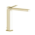Смеситель GESSI RETTANGOLO K для раковины: однорычажный высокий, цвет Brushed Brass PVD (53003#727) - миниатюра фото 1