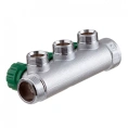 Коллектор Far (FK 3822 134) 1 ВР(г) х 3 выхода 3/4 НР(ш) ЕК х 1 НР(ш) регулируeмый (ФАР) - миниатюра фото 5