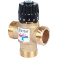 Stout термостатический смесительный клапан 1 для отопления и ГВС, 20-43 C, KV 1.6 - миниатюра фото 4