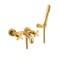 Смеситель для ванны Nicolazzi Monte Croce с душем, золото (2202GO27) - миниатюра фото 1