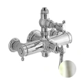 Термостатический смеситель Nicolazzi с верхним выводом 3/4, цвет никель блестящий (4917NL70) - миниатюра фото 1