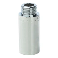 Удлинитель STOUT латунный 1/2 x 50 хромированный - миниатюра фото 1