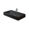 Раковина Duravit Vero для мебели с перел без отврстия под смеситель 800x470мм Цвет Черный - миниатюра фото 1