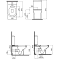 Унитаз-биде Bien Venus 19KDS64N1BM компакт - миниатюра фото 5