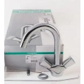 Стильный смеситель Hansgrohe Logis 71222000 для вашей раковины - миниатюра фото 2