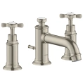 Смеситель для раковины AX Montreux 30 см, 3 отверстия, шлифованный никель (16536820) - миниатюра фото 1