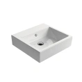 Накладная раковина GSI Kube 50x47 см без отверстия под смеситель, белая - миниатюра фото 1