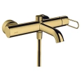 Смеситель для ванны AX Uno настенный, полированное золото (38421990) - миниатюра фото 1