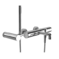 Настенный смеситель для ванны с душем AZZURRA LINEA (хром) (AN 57cr) - миниатюра фото 1
