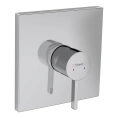Встраиваемый однорычажный смеситель для душа Hansgrohe Finoris (внешняя часть, хром) (76615000) - миниатюра фото 1