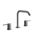 Смеситель для раковины GESSI 316 трехдырковый, без донного клапана, цвет матовый хром (54212#239) - миниатюра фото 1