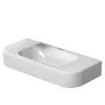 Раковина для рук Duravit Happy D2 без отверстия под смеситель 500×220 мм белая (711500000) - миниатюра фото 1