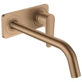 Смеситель для раковины AX Citterio M в цвете шлифованная бронза (34115140) - миниатюра фото 1