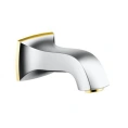 Излив для ванны Hansgrohe Metropol 159 мм, хром/золото (13425090) - миниатюра фото 1
