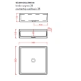 Накладная раковина Artceram SCALINO 38x38 см белая без отверстий - миниатюра фото 2