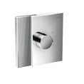 Термостат для душа AX Edge Highflow встраиваемый, 1 источник, алмазная огранка, хром (46741000) - миниатюра фото 1