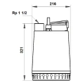 Дренажный насос Grundfos Unilift AP 12.40.04.1 - миниатюра фото 3