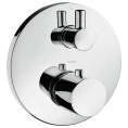 Термостат для душа AX Uno двухвыходной встраиваемый, хром (38720000) - миниатюра фото 1