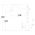 Смеситель для кухни Zorg Clean Water ZR 312 YF-50-BR light - миниатюра фото 2