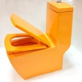 Унитаз-моноблок Arcus 050 в оранжевом цвете - миниатюра фото 4
