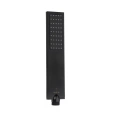 Ручной душ BOSSINI FLAT ONE с прямоугольной лейкой из матовой черной латуни (B00270.073) - миниатюра фото 1