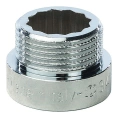 Удлинитель STOUT латунный 3/4 x 10 хромированный - миниатюра фото 1